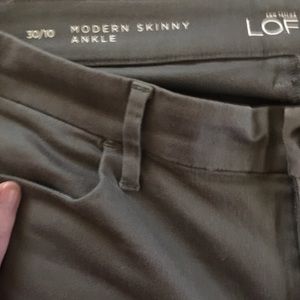 Loft modern skinny ankle jeans